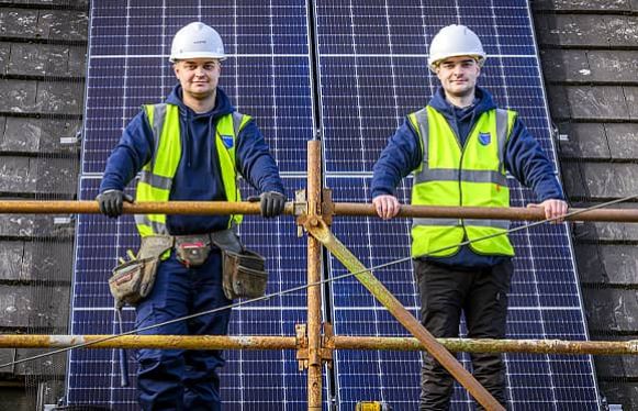 saltire solar panel installers